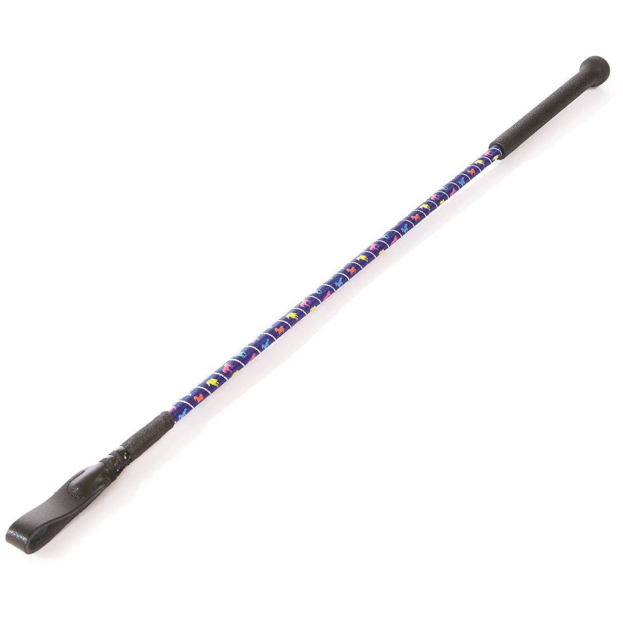 HySCHOOL Silver Riding Whip 26"