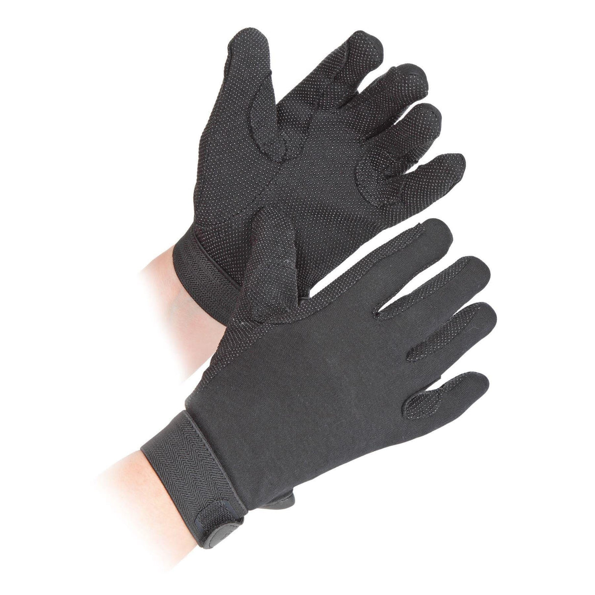 Shires Aubrion Adults Newbury Gloves #colour_black