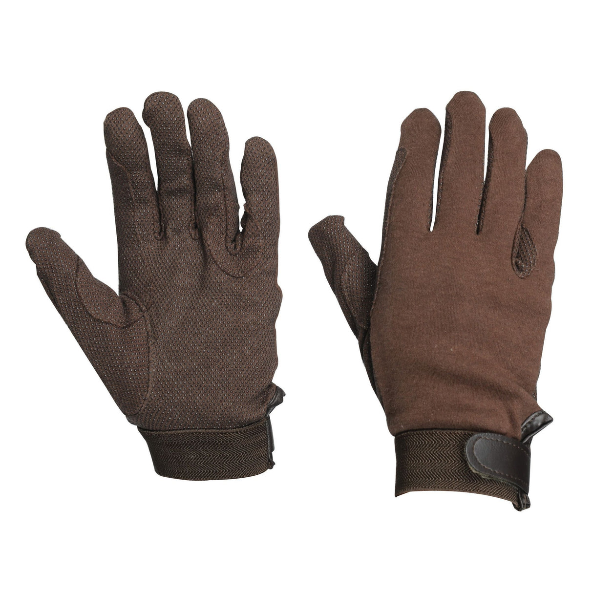 Dublin Track Riding Gloves #colour_brown