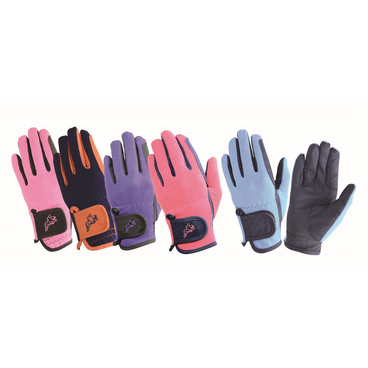 Hy5 Children's Every Day Two Tone Riding Gloves