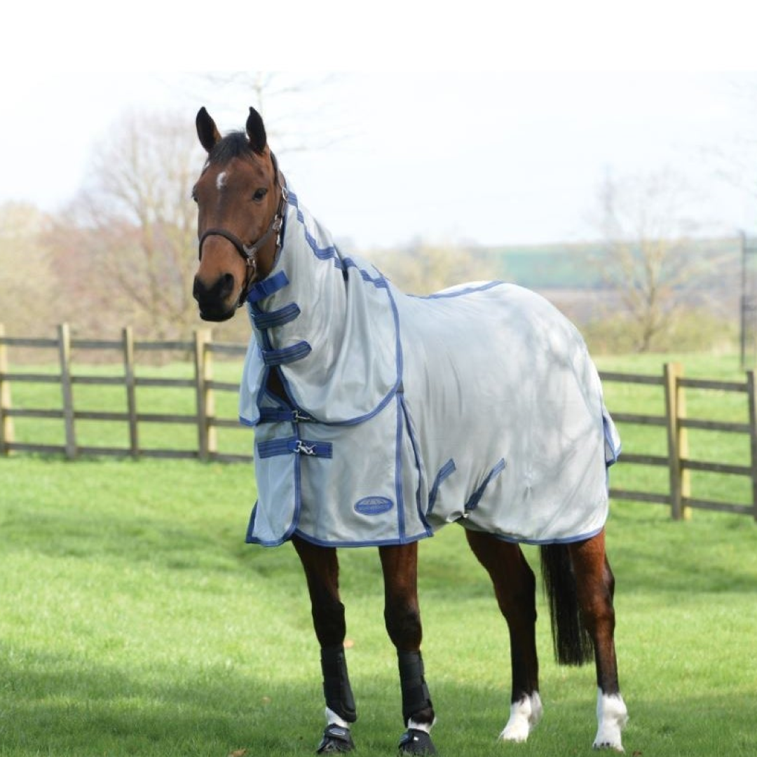 Weatherbeeta Comfitec Airflow II Detach A Neck #colour_grey-blue-grey