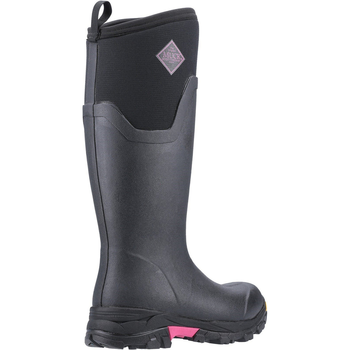 Muck Boot Women's Arctic Ice Tall Wellington Boots #colour_black-pink
