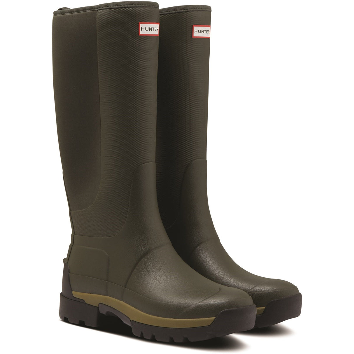 Hunter Mens Balmoral Hybrid Tall Wellington Boots
