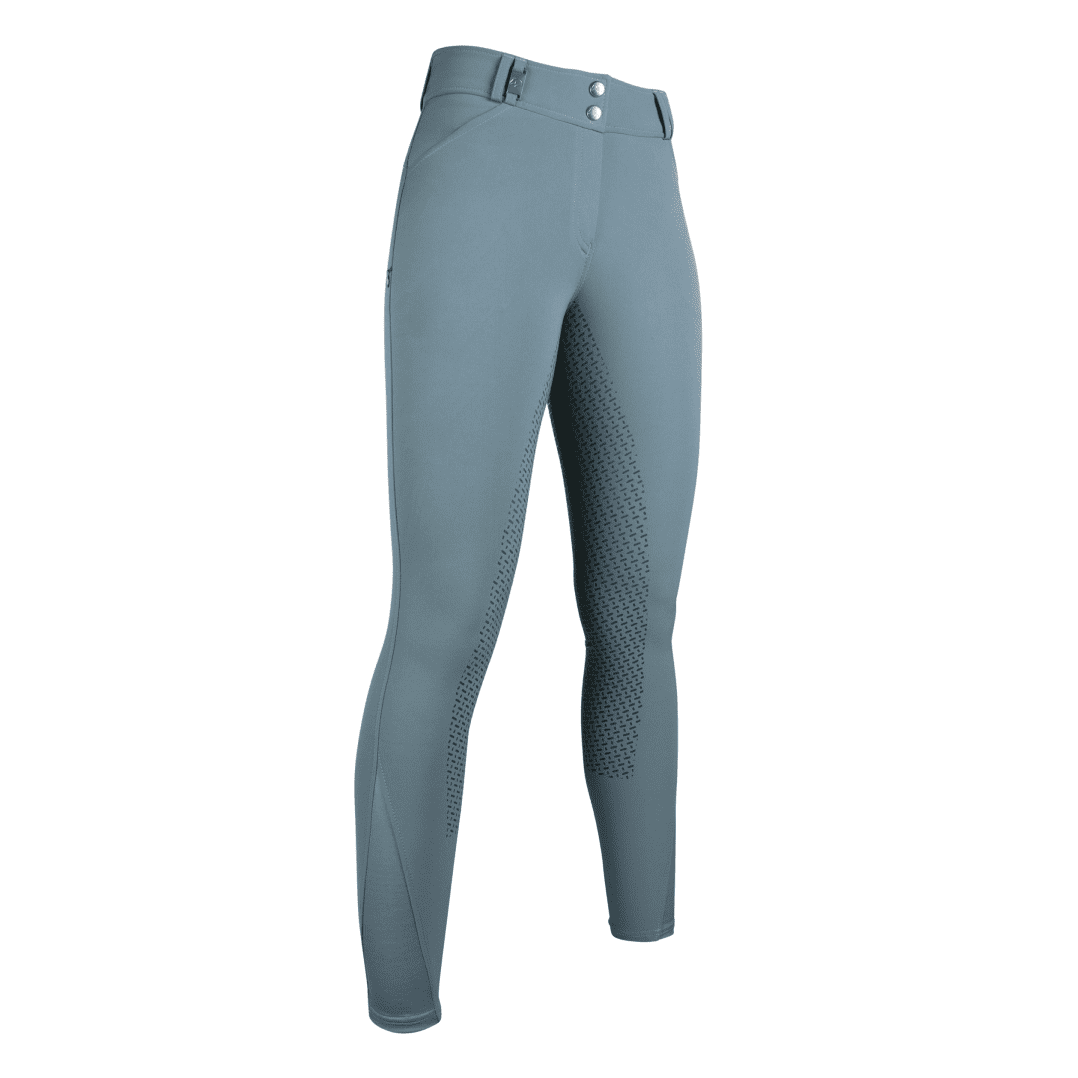 HKM Monaco Crystal Sili. Full Seat Riding Breeches #colour_sage