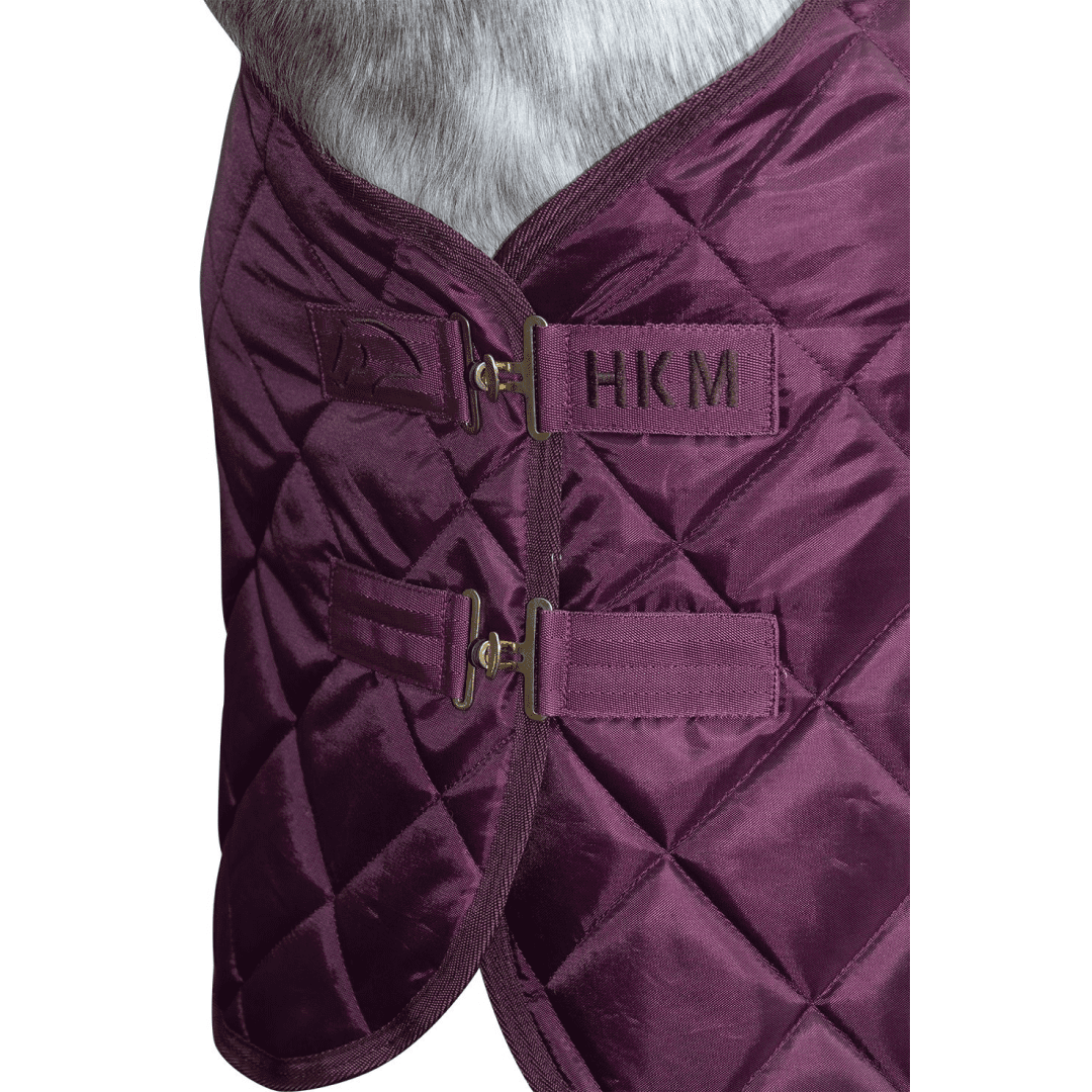 HKM Winter Stable Rug #colour_wine-red
