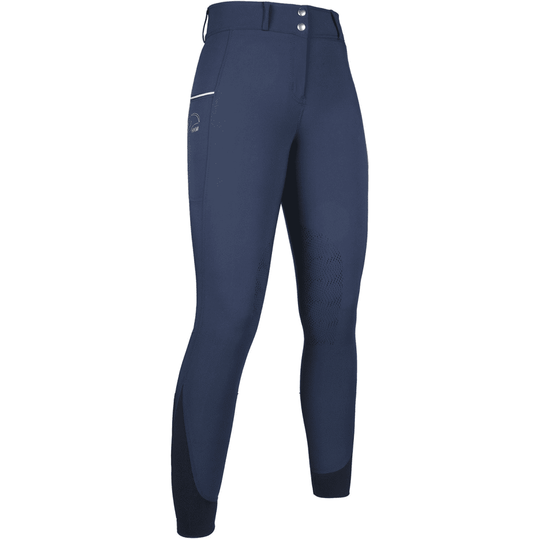 HKM Comfort FLO Style Silicone Knee Patch Riding Breeches