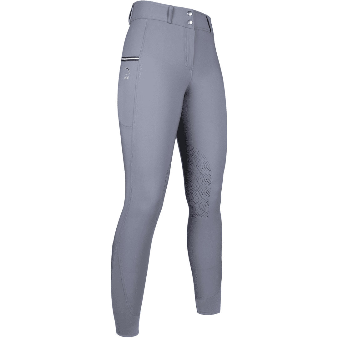 HKM Comfort FLO Style Silicone Knee Patch Riding Breeches