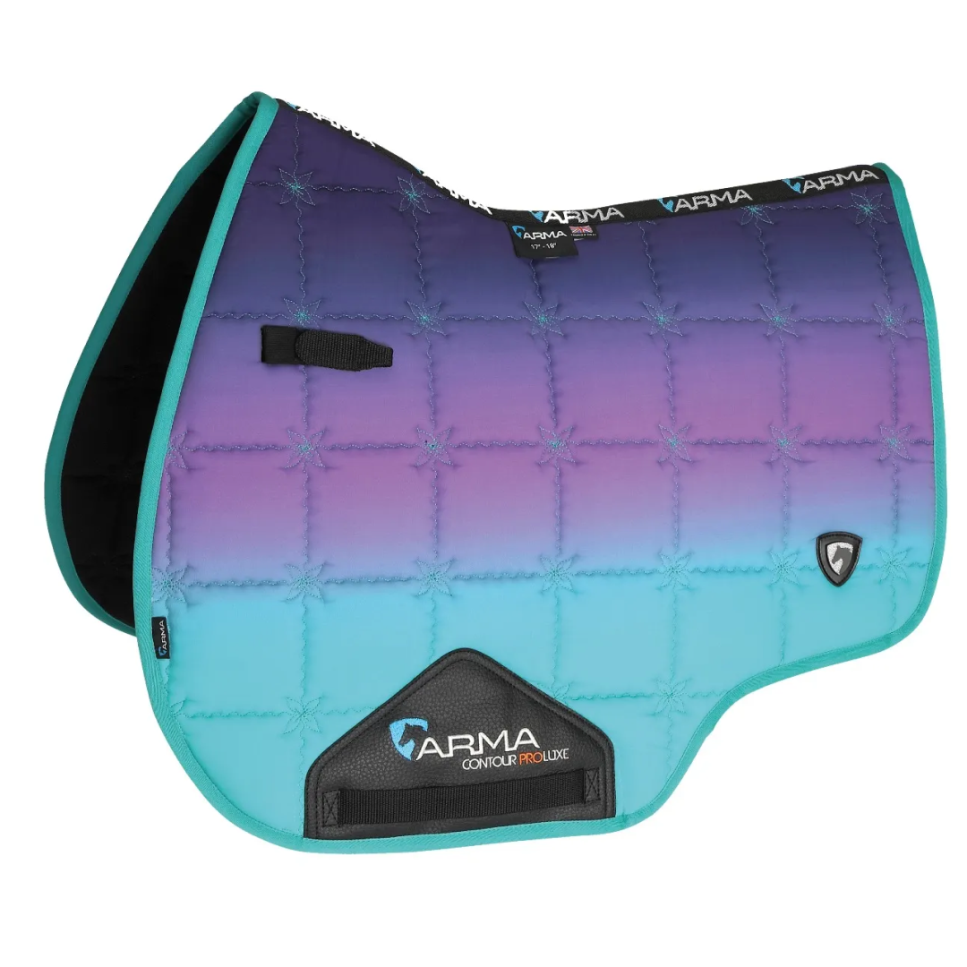 Shires ARMA Ombre Saddlecloth #colour_purple