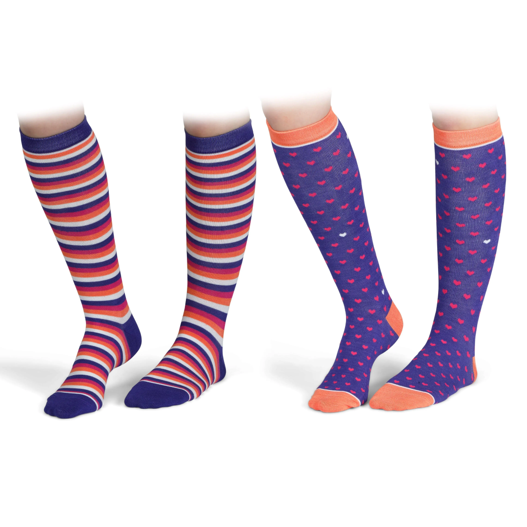 Shires Children's Bamboo Socks #colour_purple