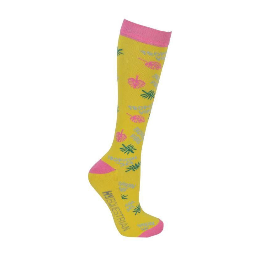 Hy Equestrian Tropical Vibes Socks