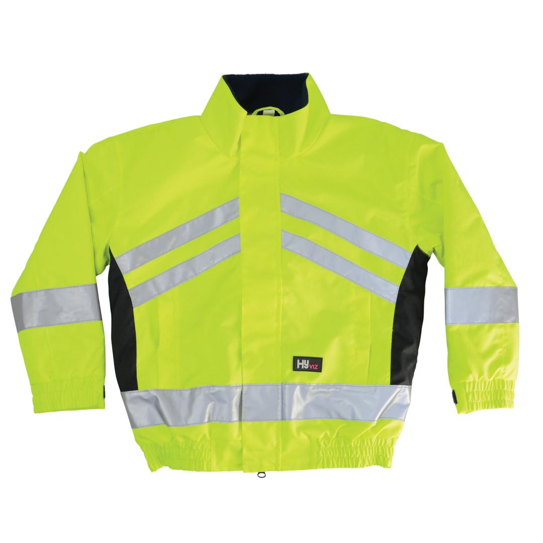 HyVIZ Reflective Waterproof Children's Blouson #colour_yellow