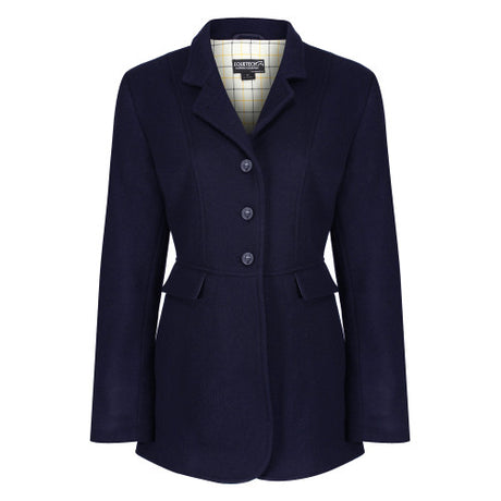 Equetech Ladies Wool Hunt Coat #colour_navy