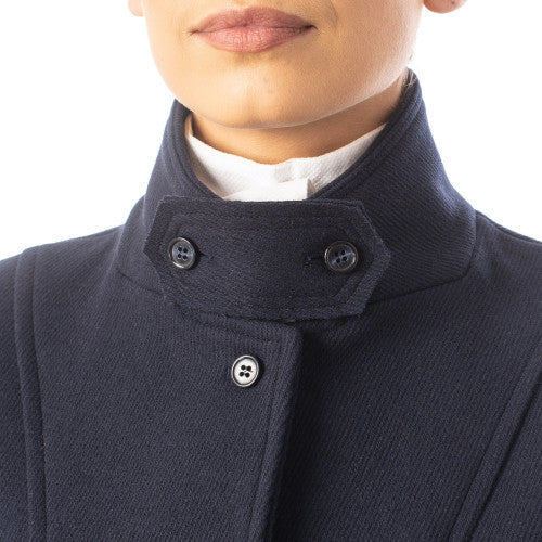 Equetech Ladies Wool Hunt Coat #colour_navy