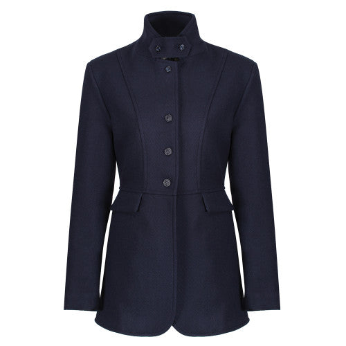 Equetech Ladies Wool Hunt Coat #colour_navy