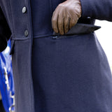 Equetech Ladies Wool Hunt Coat #colour_navy