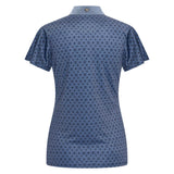 Imperial Riding Children's Roxy AOP Tech Top #colour_blue-navy