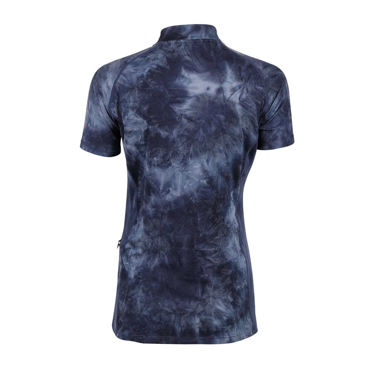 Shires Aubrion Maids Revive Short Sleeve Base Layer #colour_navy-tie-dye