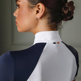 Shires Aubrion Newbel Ladies Show Shirt #colour_navy