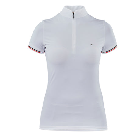 Shires Aubrion Arcaster Young Rider Show Shirt #colour_white