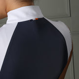 Shires Aubrion Newbel Young Rider Sleeveless Shirt #colour_navy