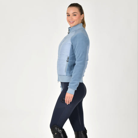 Dublin Ladies Insulated Hybrid Jacket #colour_blue-fog