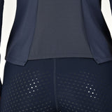 Dublin Ladies Brushed Fitted Base Layer Riding Top #colour_navy