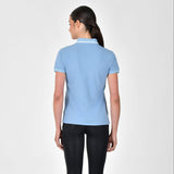 Dublin Ladies Cotton Pique Short Sleeve Polo #colour_blue-fog