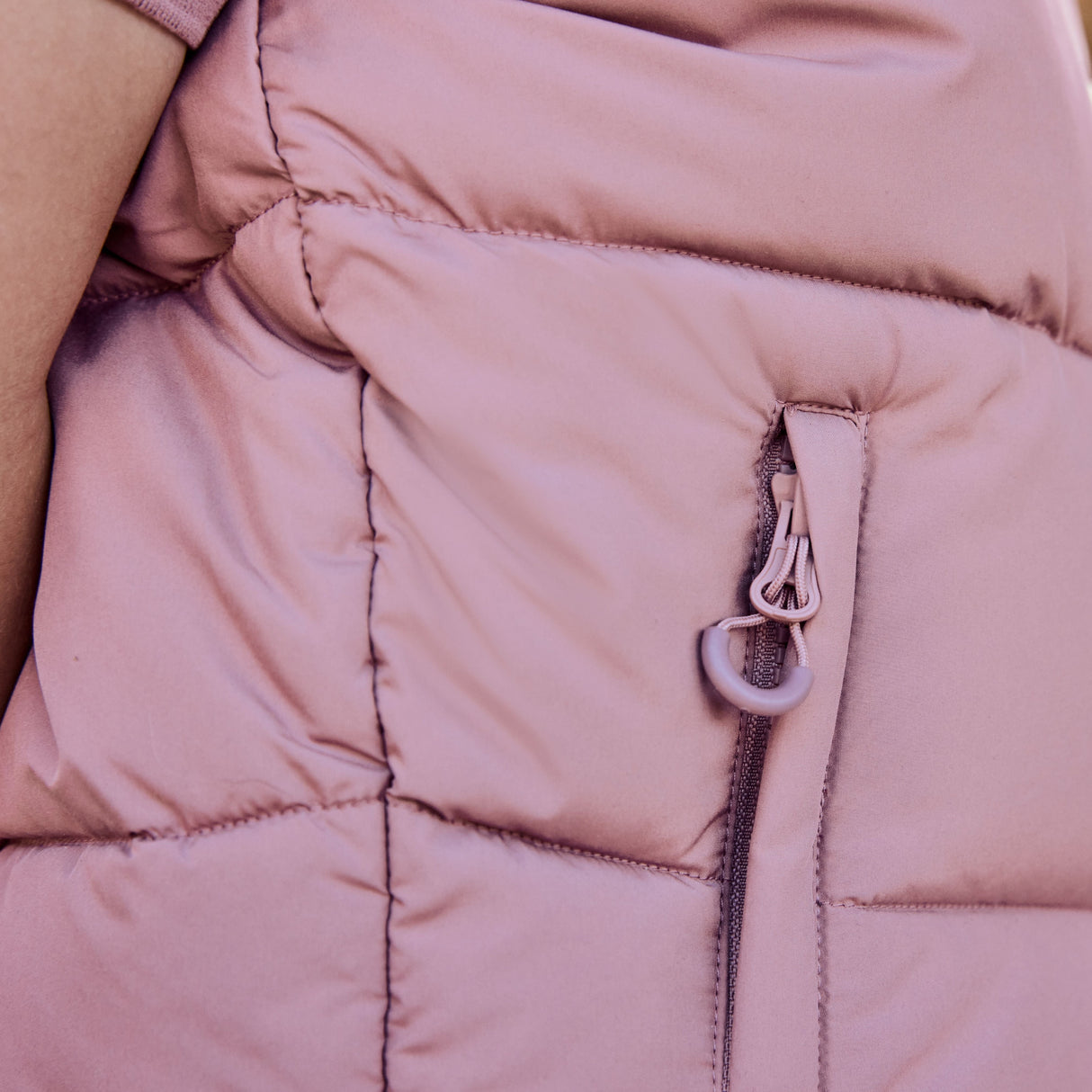Dublin Children's Puffer Body Warmer #colour_dusty-rose