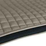 Weatherbeeta Prime Air-Tec Jump Shaped Saddle Pad #colour_natural-clay