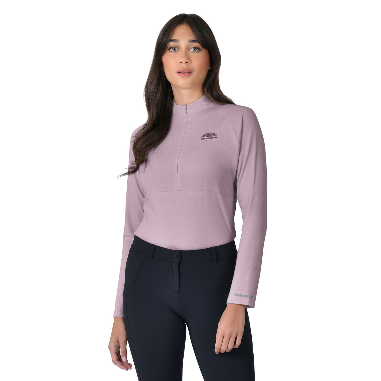Weatherbeeta Ladies Bamboo Long Sleeve Performance Base Layer #colour_burnished-lilac