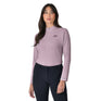 Weatherbeeta Ladies Bamboo Long Sleeve Performance Base Layer #colour_burnished-lilac