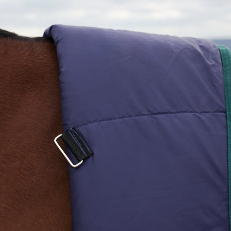 Weatherbeeta Comfitec Plus Dynamic 100G High Neck Turnout #colour_navy-forest-green