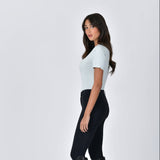 Weatherbeeta Ladies 37.5 Lightweight Performance Short Sleeve Top #colour_soft-sage-marle
