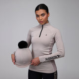 Shires Aubrion Ladies React Long Sleeve Base Layer #colour_sand