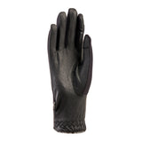 Shires Aubrion Aero Childs Flexfit Riding Gloves #colour_black
