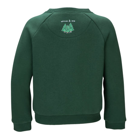 Shires Junior Winnie & Me Festive Sweatshirt #colour_green