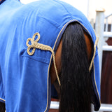 Shires Deluxe Quilted Show Rug #colour_navy