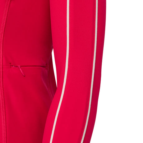 Shires Aubrion Equestrian Long Sleeve Base Layer -Young Rider #colour_dewberry