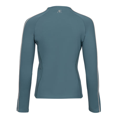 Shires Aubrion Equestrian Long Sleeve Base Layer -Young Rider #colour_thyme