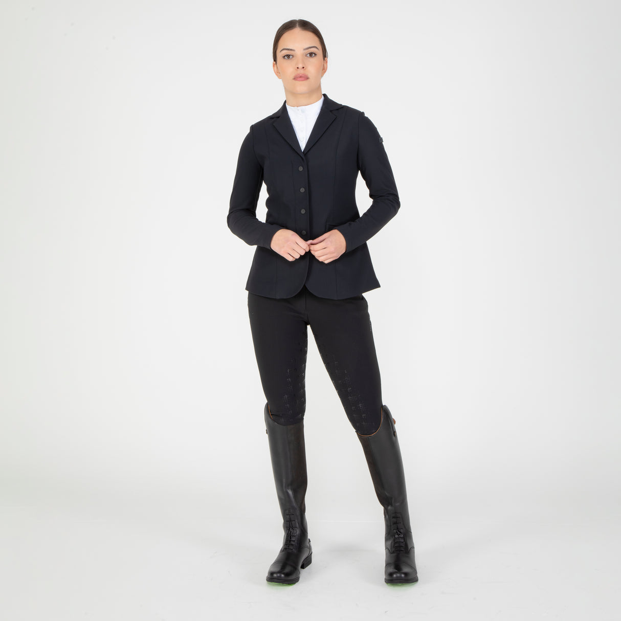 Shires Aubrion Optima MX Breeches #colour_black