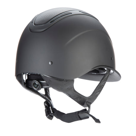 Shires Karben Amity Leather Riding Hat #colour_black