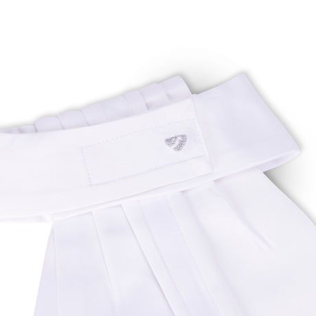 Shires Aubrion Hampton Ready Tied Stock #colour_white