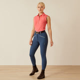 Ariat Women's Prix 3.0 Sleeveless Polo #colour_coral-paradise