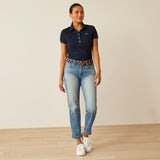 Ariat Women's Prix 3.0 Polo #colour_navy-eclipse