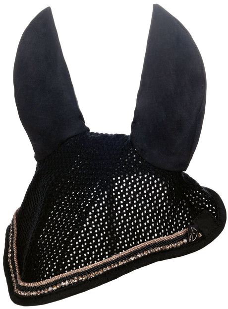 HKM Ear Bonnet -Rosegold Glamour- Style #colour_black-rose-gold