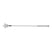 HySCHOOL Glitter Star Riding Whip 26" #colour_silver-glitter