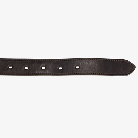 Equestro Leather Belt With Snaffle Bits #colour_brown-gold