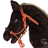 HKM Rope Halter -Hobby Horsing- #colour_orange
