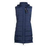 HKM Long Vest -Misty #colour_deep-blue