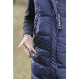 HKM Long Vest -Misty #colour_deep-blue